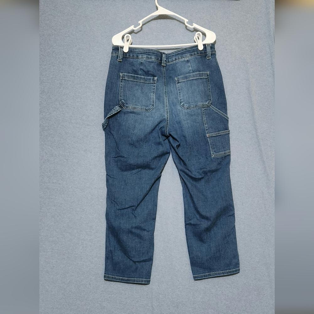 Edgely Slim Straight High Rise Jeans. Size 14 - Picture 2 of 6